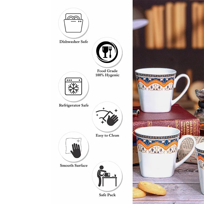 Sonaki Ledo Ethnic Bone China Tea Cup (180 mL Each) - Set Of Six media 4