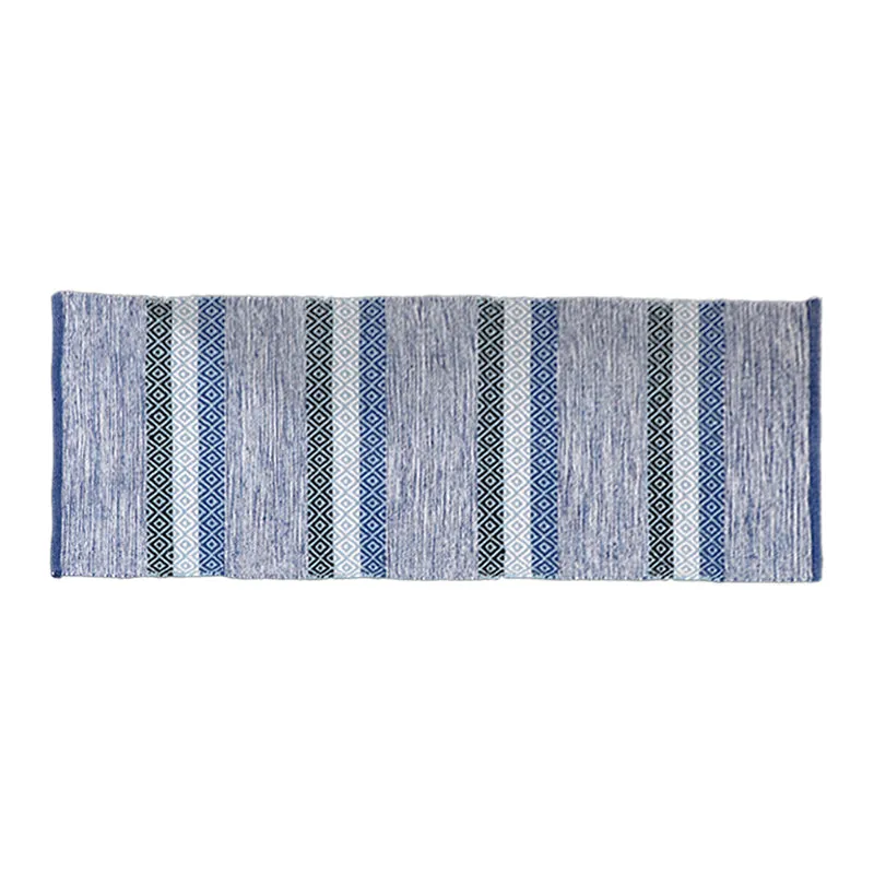 Runelle Cotton Runner Rug - Blue media 1