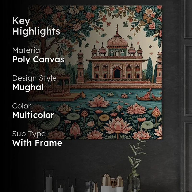 Lotus Garden Pavilion Wall Painting media 2