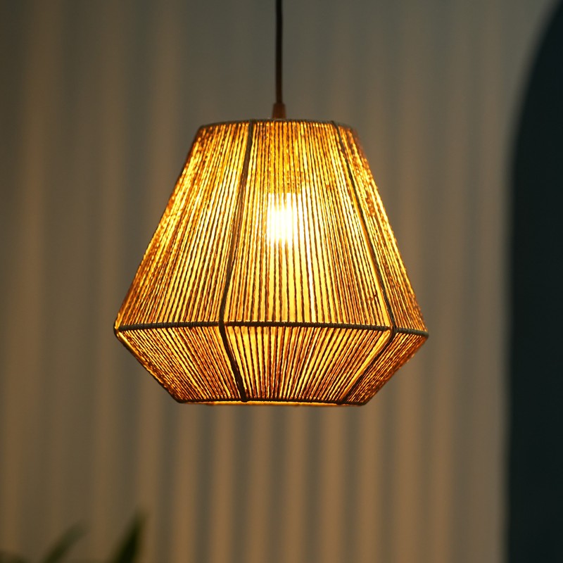 Brennor Raffia Ceiling Lamp media 5