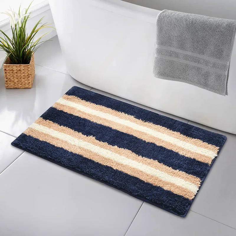 Nexa Cotton Bath Mat - Blue media 3