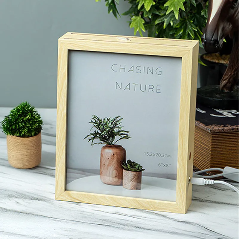 Pinegraine Wood Photo Frame media 1