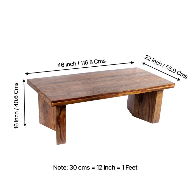 Avenox Sheesham Wooden Center Table - Dark Brown media 11