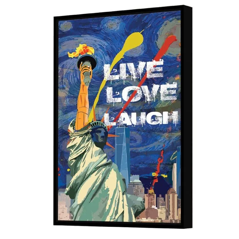 Statue of Liberty Graffiti Wall Art media 3
