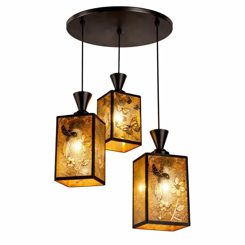 Botanic Glow Metal Cluster Ceiling Lamp media 3