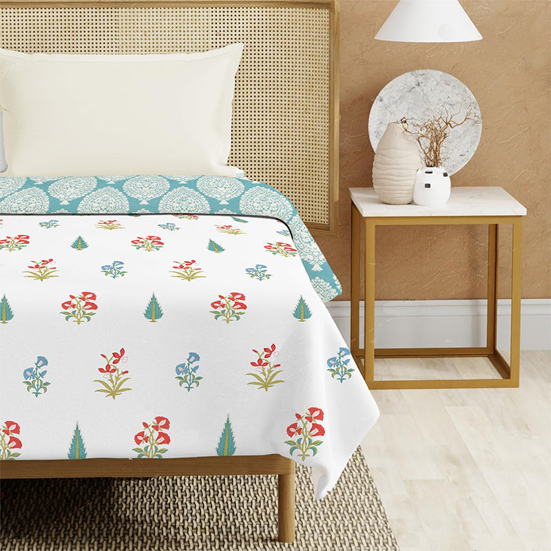 Urban Space High Garden Reversible Dohar - Red media 4