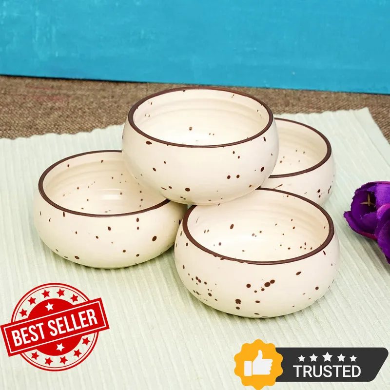 Cera Specks Snack Bowl (Ivory) - Set Of Four media 6
