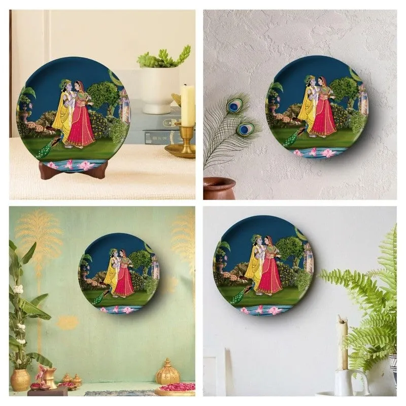 Radha (Krishna Decorative Plate) - Two Piece Set media 6