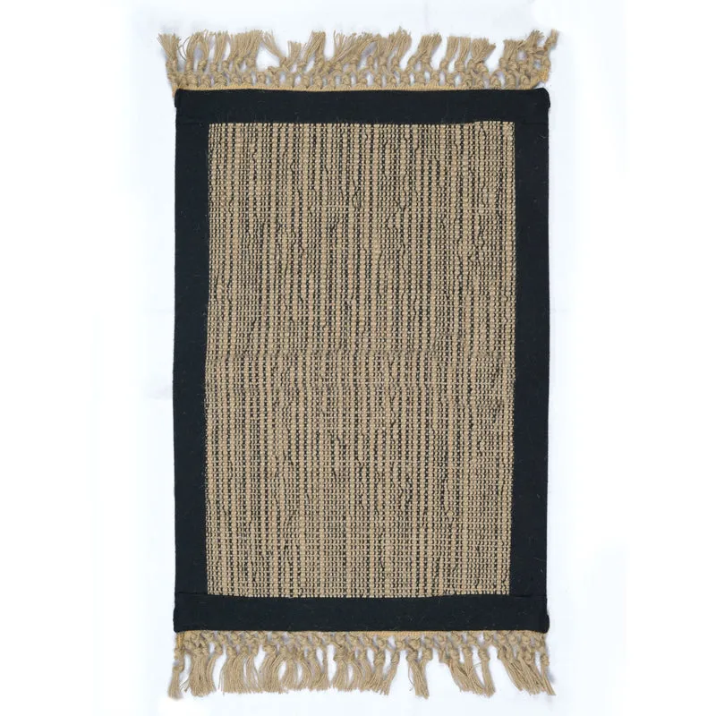 Jutify Anti-Slip Jute Door Mats with Fringe media 1