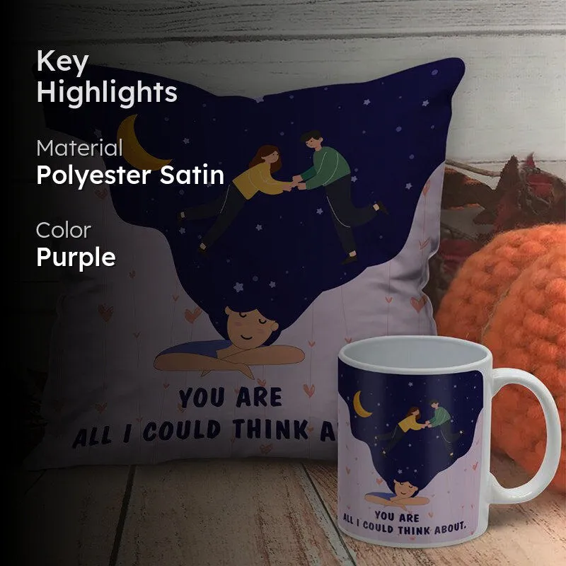 Stellar Love Cushion Cover & Mug (300 ML) - Two Piece Set media 2