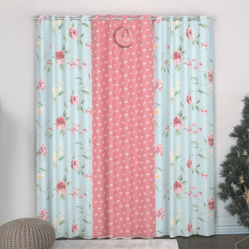 Blossom Drift Curtains - Set of Three media 1