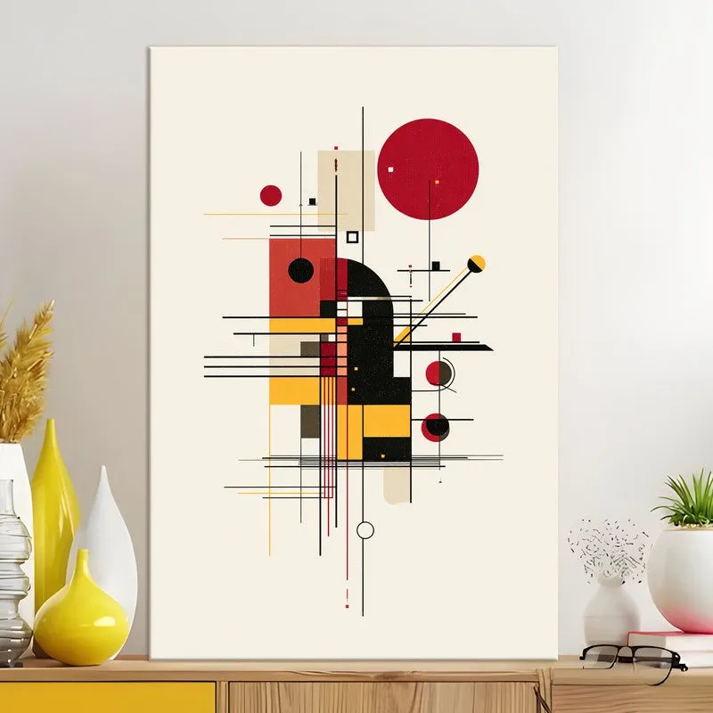 GeoFrame Abstract Canvas Wall Art media 5