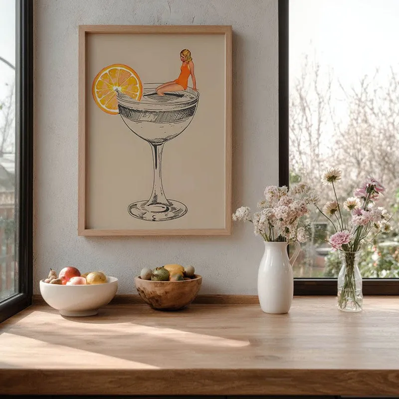 CocktailDive Archival Canvas Wall Art - Brown media 6