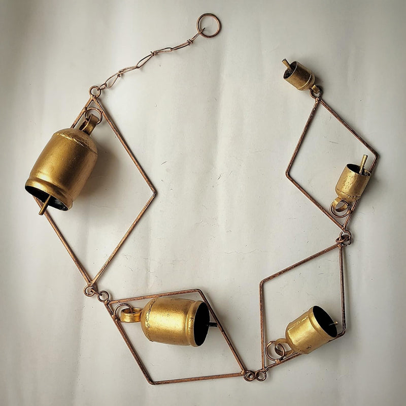 Metal Diamond Bell Windchime media 4