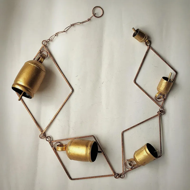 Metal Diamond Bell Windchime media 4
