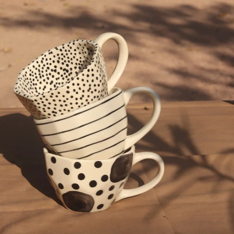 Gimavo Ceramic Tea Cup (200 mL Each) - Set of Three media 1