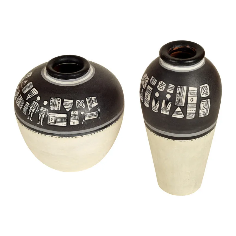 Ayesha Handcrafted Vase - Two Piece Set media 4