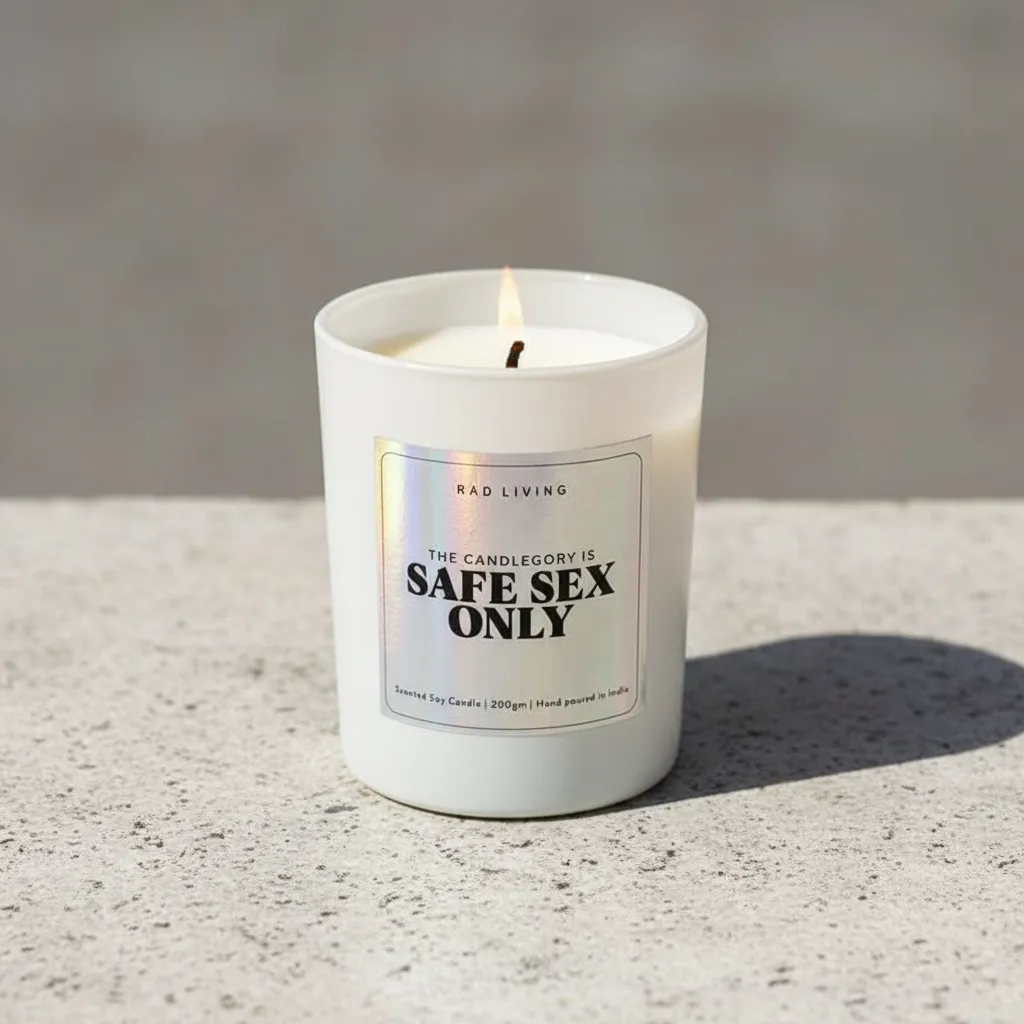 Safe Sex Only Scented Candle media 1