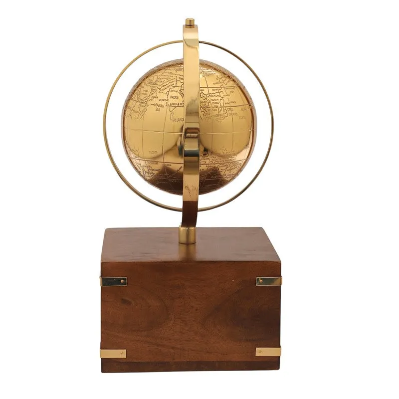 Premium Pedestal Table Clock Gold media 7