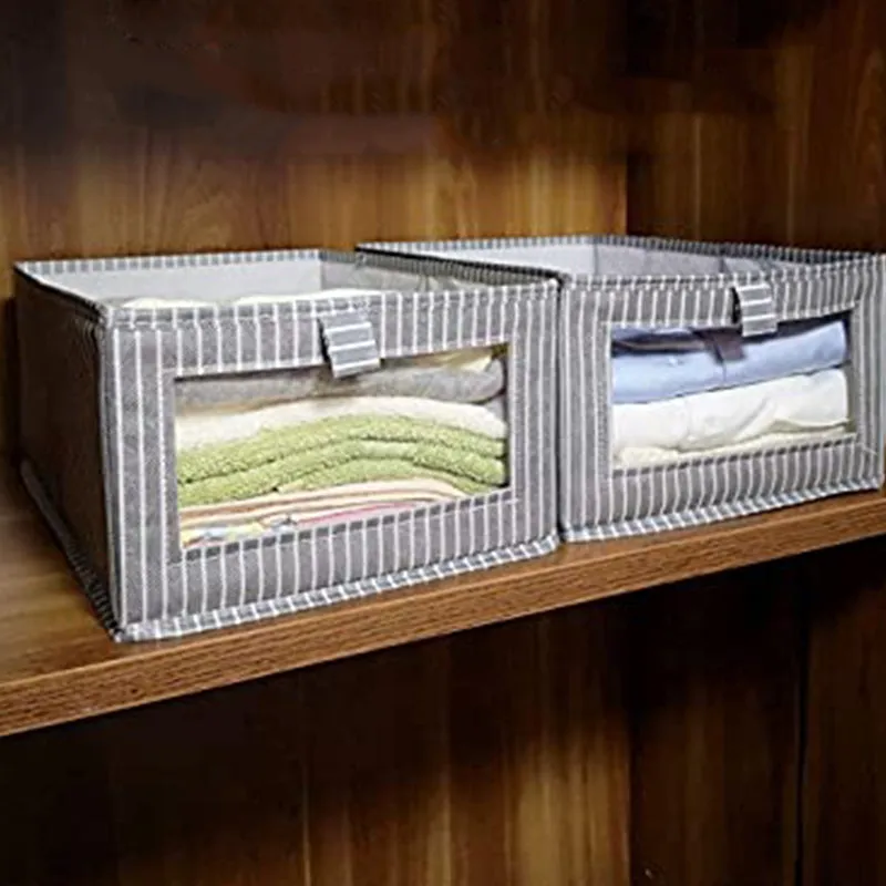 Morgan Foldable Cloth Organizer - Set Of Two media 1