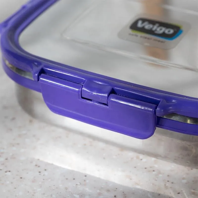Maxo Munch Airtight Lunch Box (Violet) - 575 mL media 4