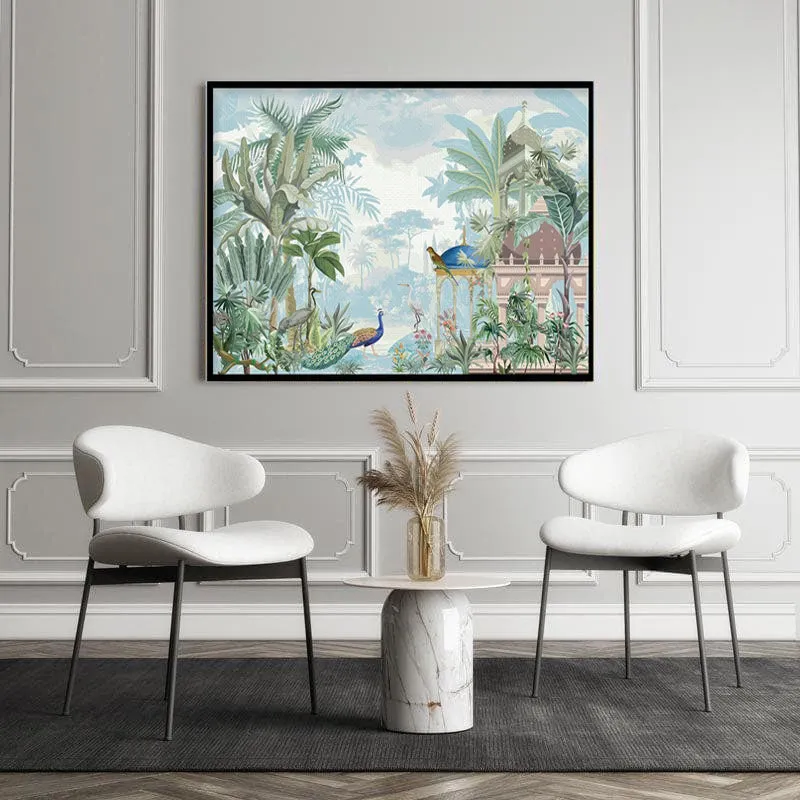 Indian Heritage Canvas Art Painting - Black Frame media 4