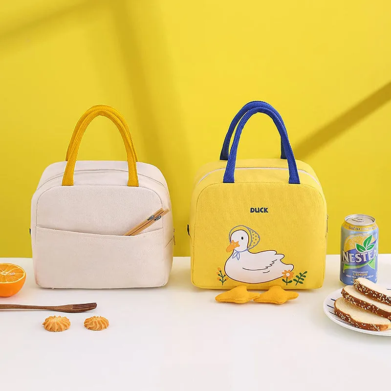 Duck Charm Oxford Lunch Bag - Blue media 5