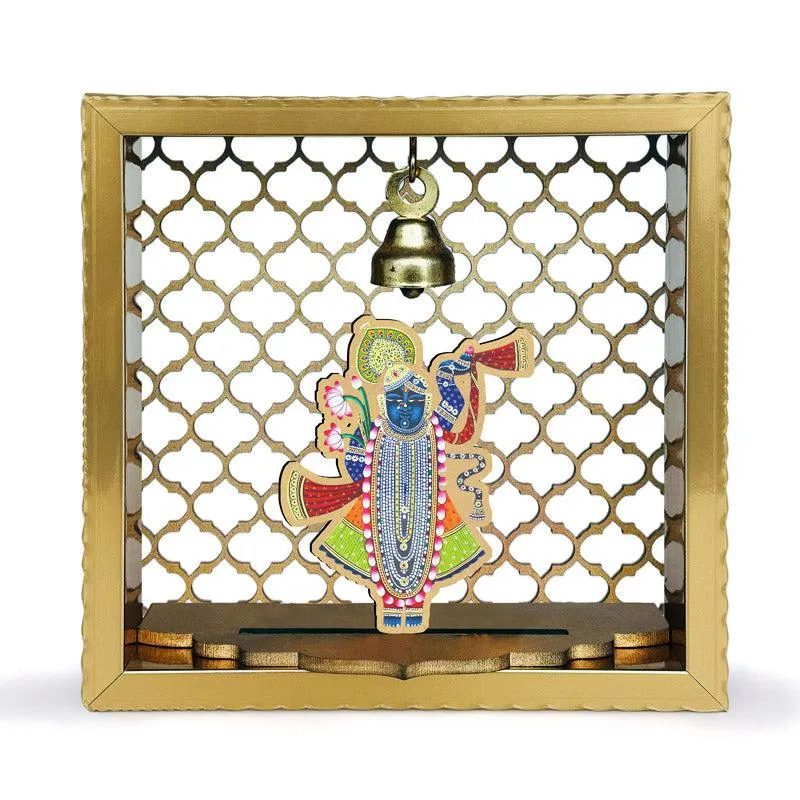 Krishna Deva Wall Mounted Mandir media 3