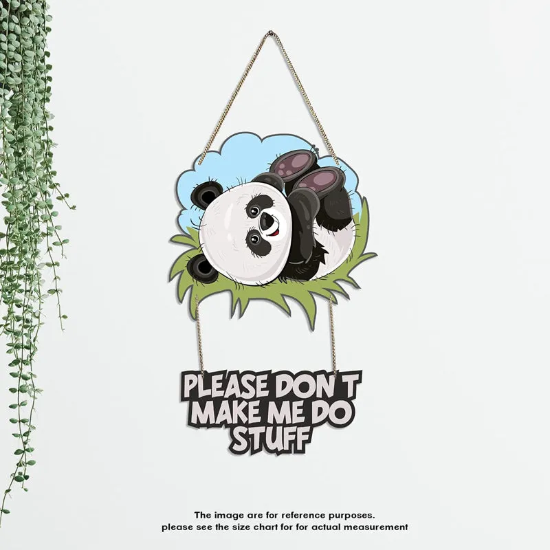 Tired Panda Polyester & MDF Wall Hanging media 6