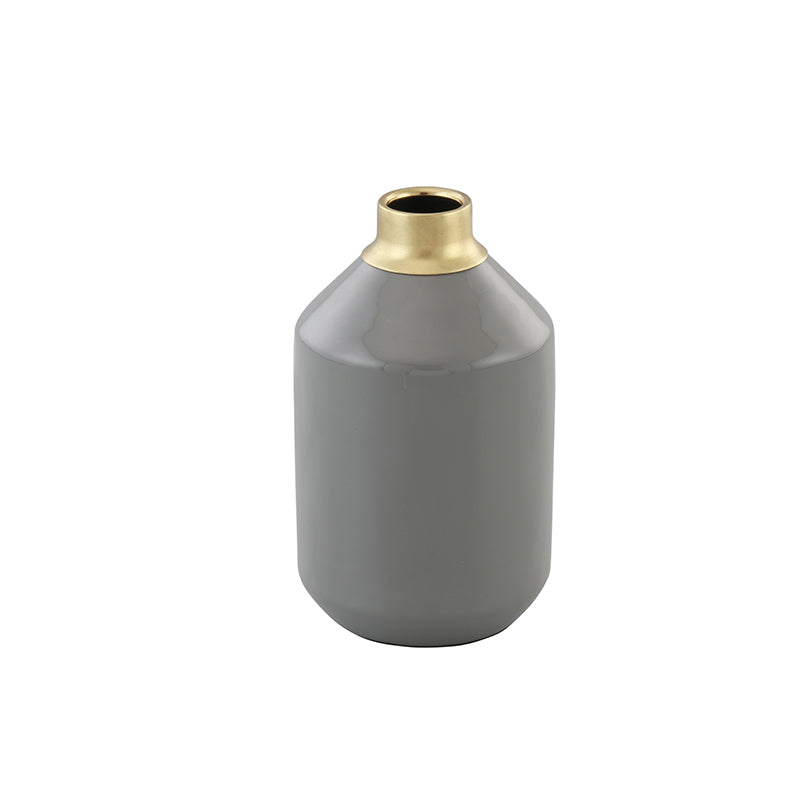 Linea Nuvo Iron Vase - Grey media 6