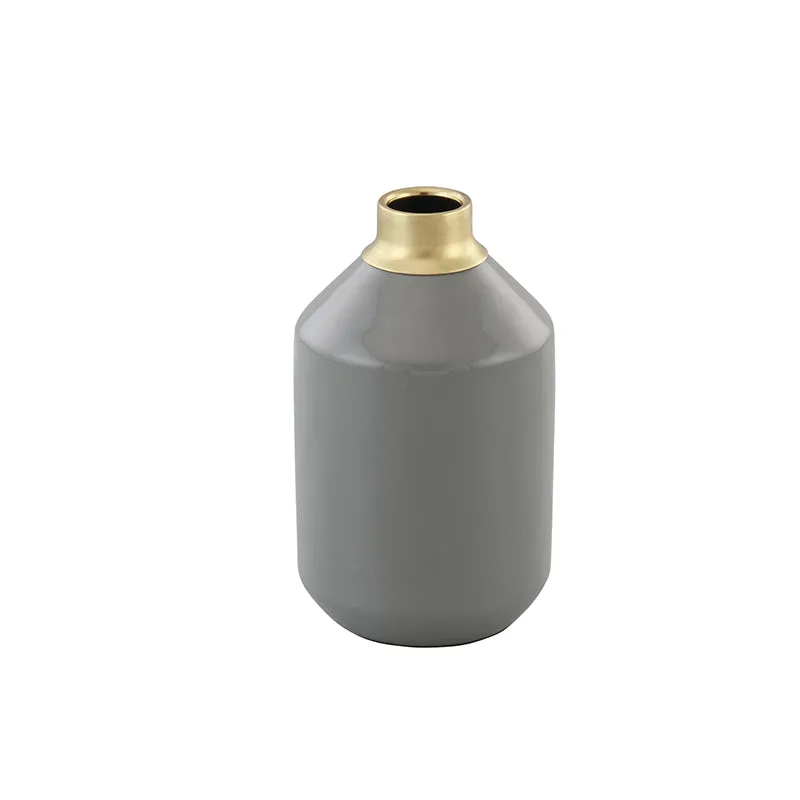 Linea Nuvo Iron Vase - Grey media 6