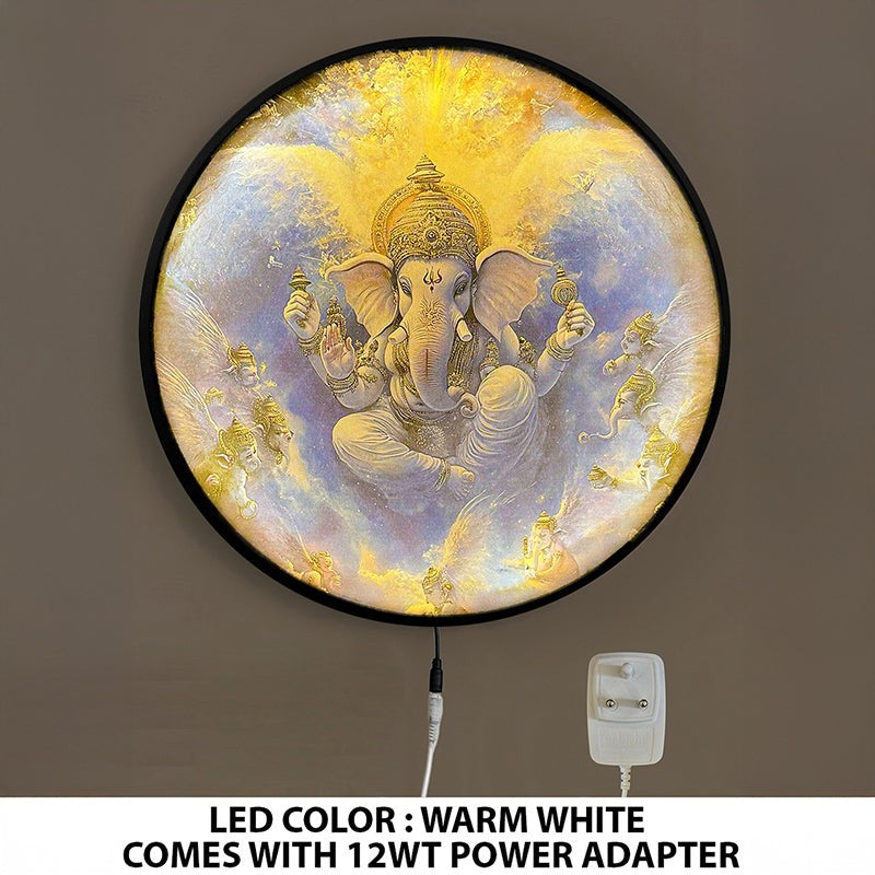 Neela Ganapati Canvas Wall Art media 6