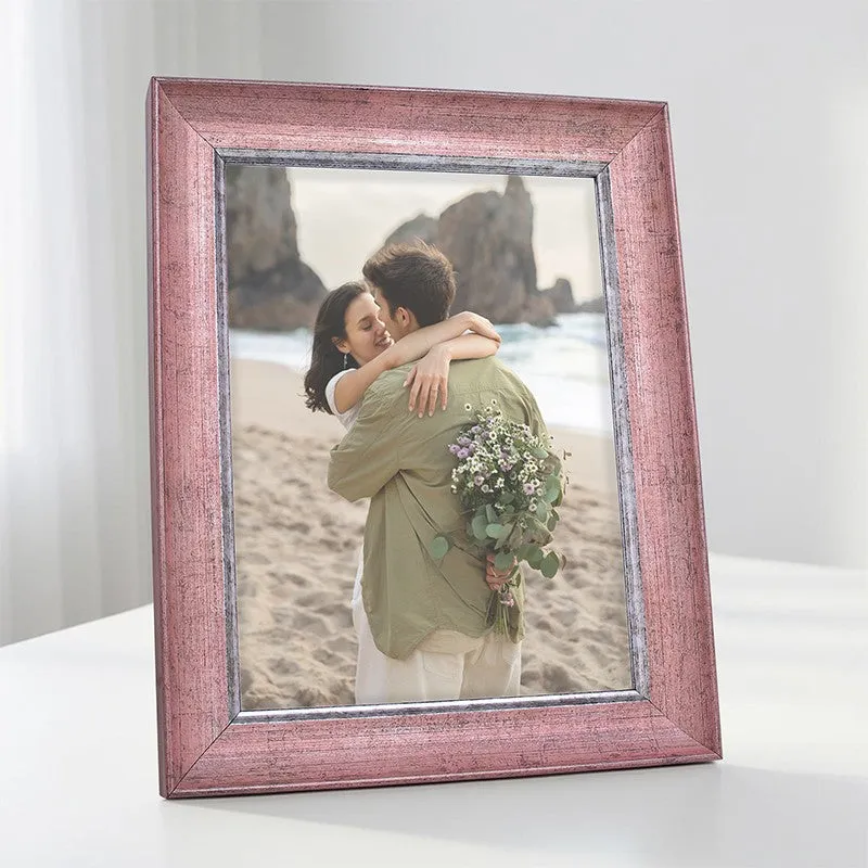 Elegant Vintage Style PVC Photo Frame - Pink media 5
