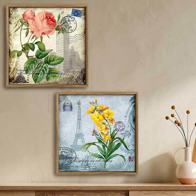 Fuller Floral Wall Art - Set Of Two