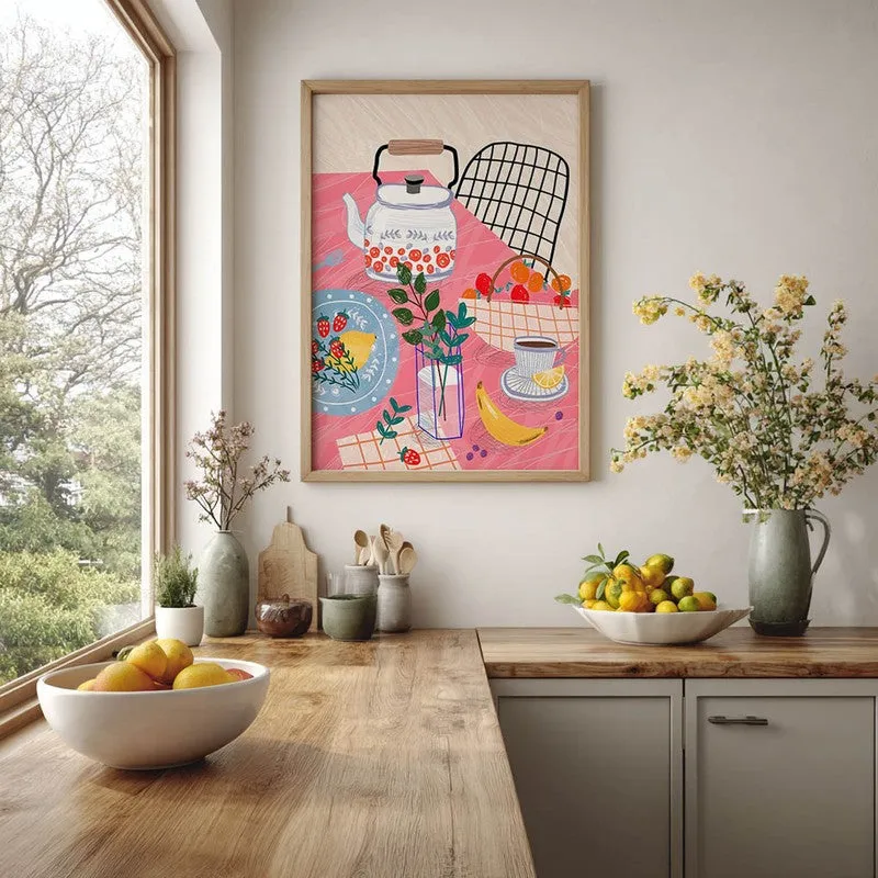 FineDining Archival Canvas Wall Art - Brown media 5