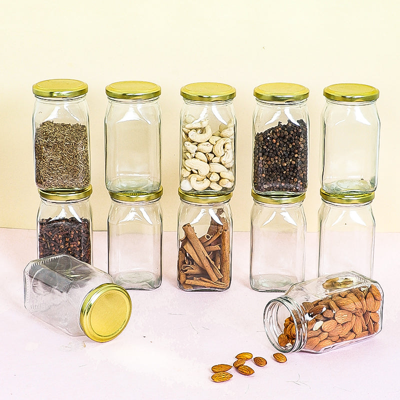 Miros Storage Jar (400 mL Each) - Set Of Twelve