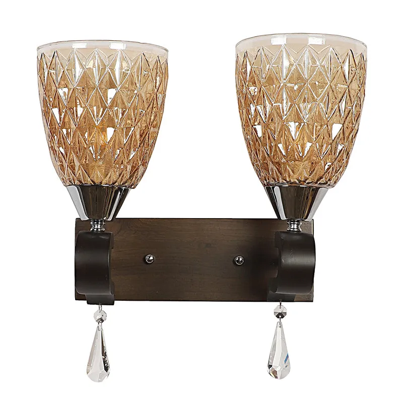 Maura Duo Wooden Wall Lamp media 6