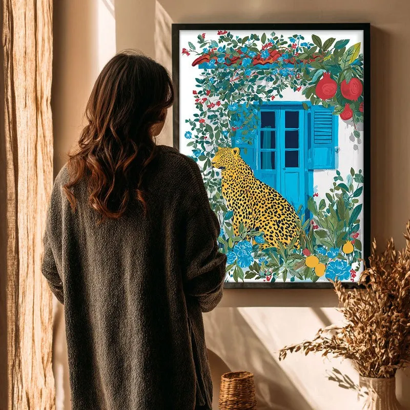 Amber Fruit Canvas Wall Painting - Black Frame media 4