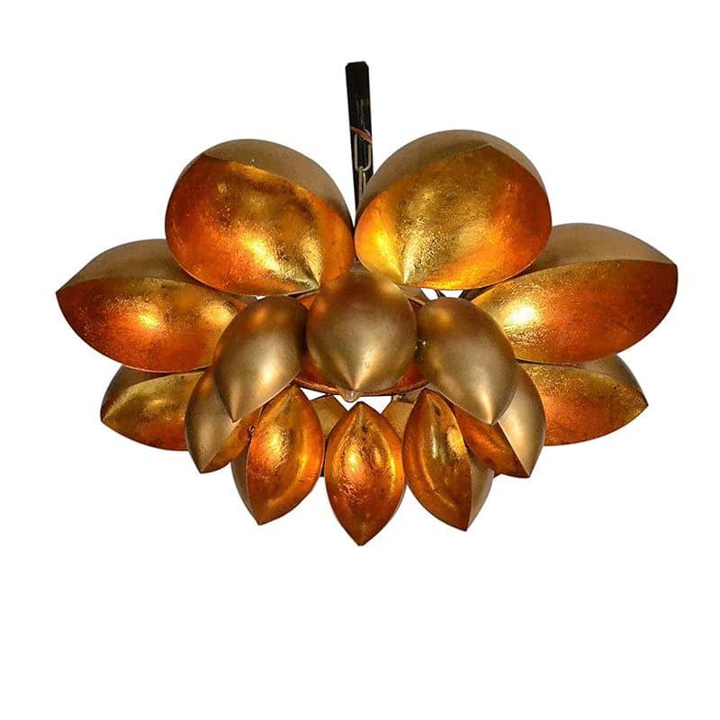 Kamal Metal Gold Ceiling Lamp media 4