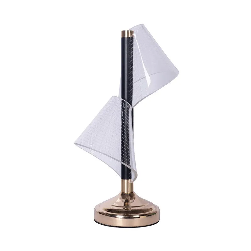 AarviDecor Emerson Accent Fabric Table Lamp - Gold media 4