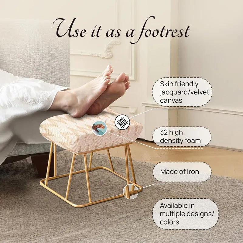 Hearth Iron Side Table with Stools media 6