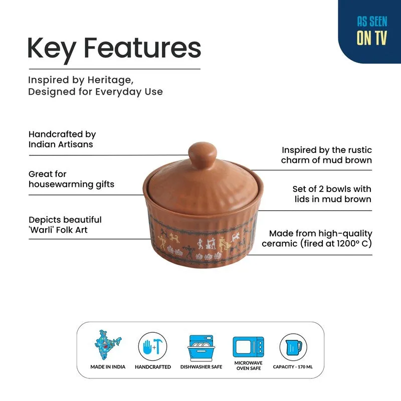 Elora Craft Ceramic Jar (170 mL) - Set Of Two media 5