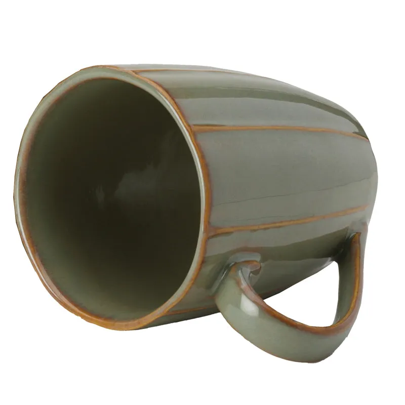Ciro Porcelain Coffee Mug (300 mL) - Granite Green media 4