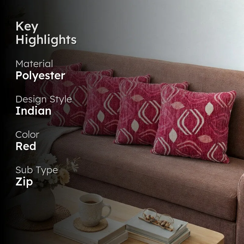 ShapeCraft Cushion Cover (Pink) - Set Of Five media 2