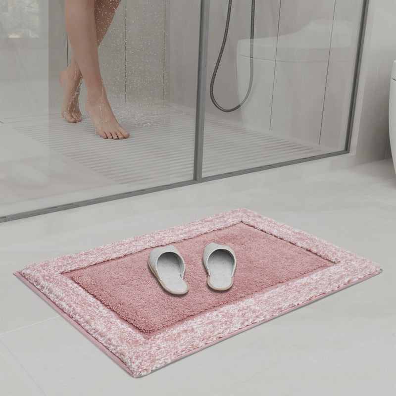 Orlina Polyester Bath Mat - Pink media 3