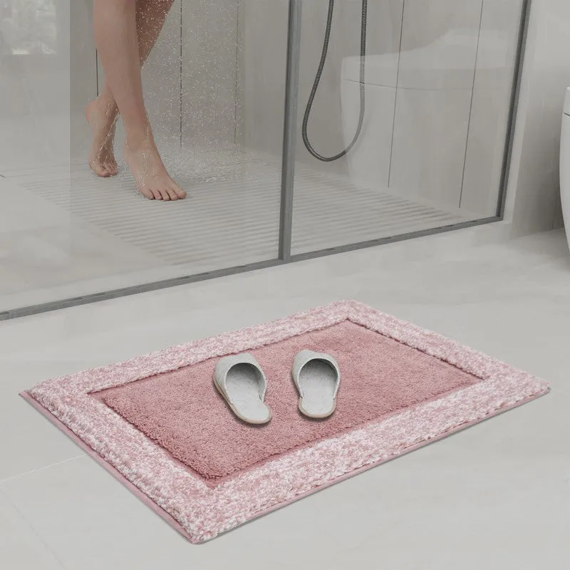 Orlina Polyester Bath Mat - Pink media 3