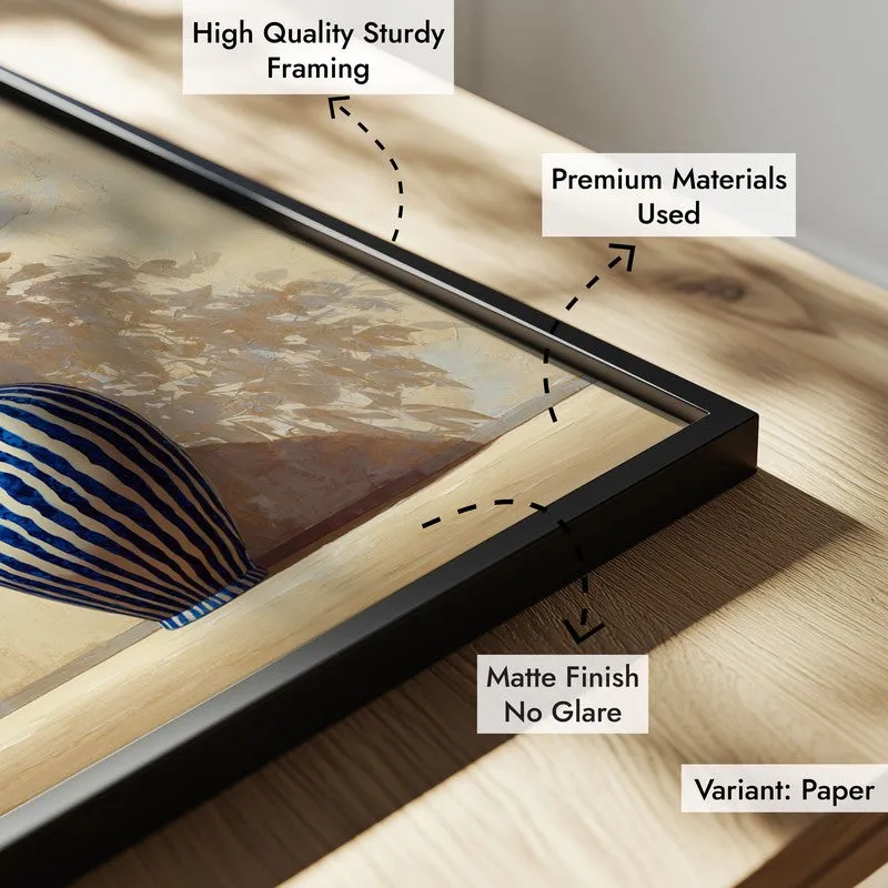 Rustic Zest Canvas Wall Painting - Black Frame media 7