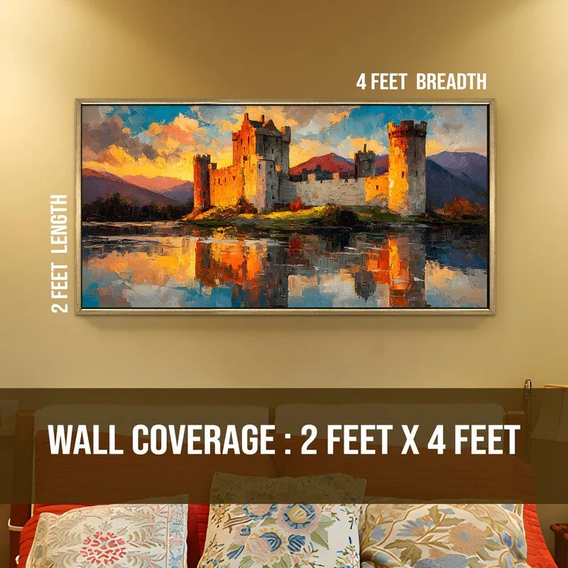 Island Castle Canvas Wall Painting With Frame media 8