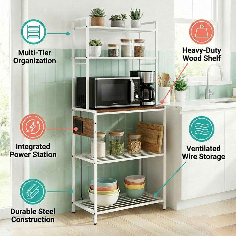 Storique Metal Rack - White media 8