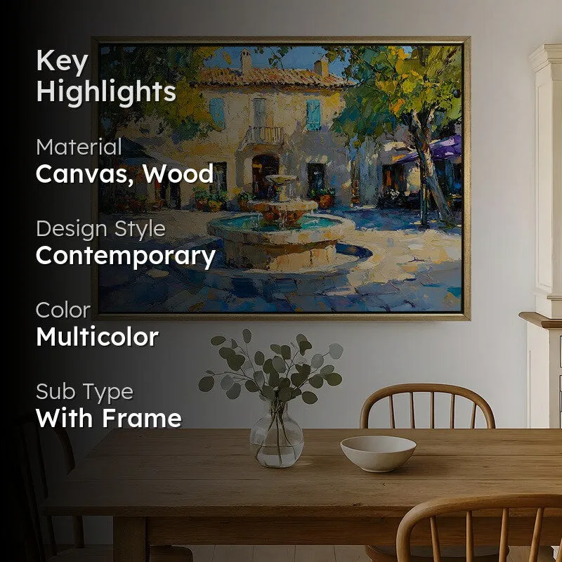Summerleaf Canvas Wall Painting With Frame media 2